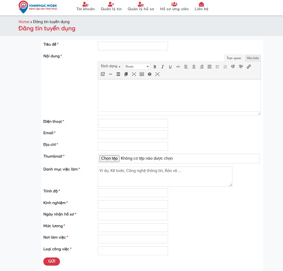 Quy chế hoạt động Sàn việc làm Vĩnh Phúc 2 Quy Che Hoat Dong Website Www Vinhphuc Work 2