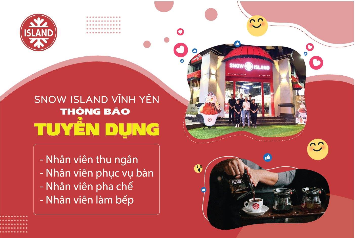 Snow Island Vinh Yen Can Tuyen Dung 8