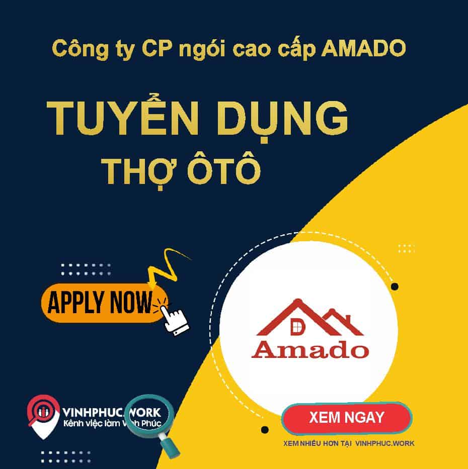 Cong Ty Cp Ngoi Cao Cap Amado Tuyen Tho Oto 9