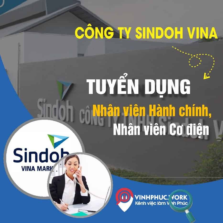 Cong Ty Sindoh Vina Tuyen Moi Nhan Vien Hanh Chinh Nhan Vien Co Dien 1