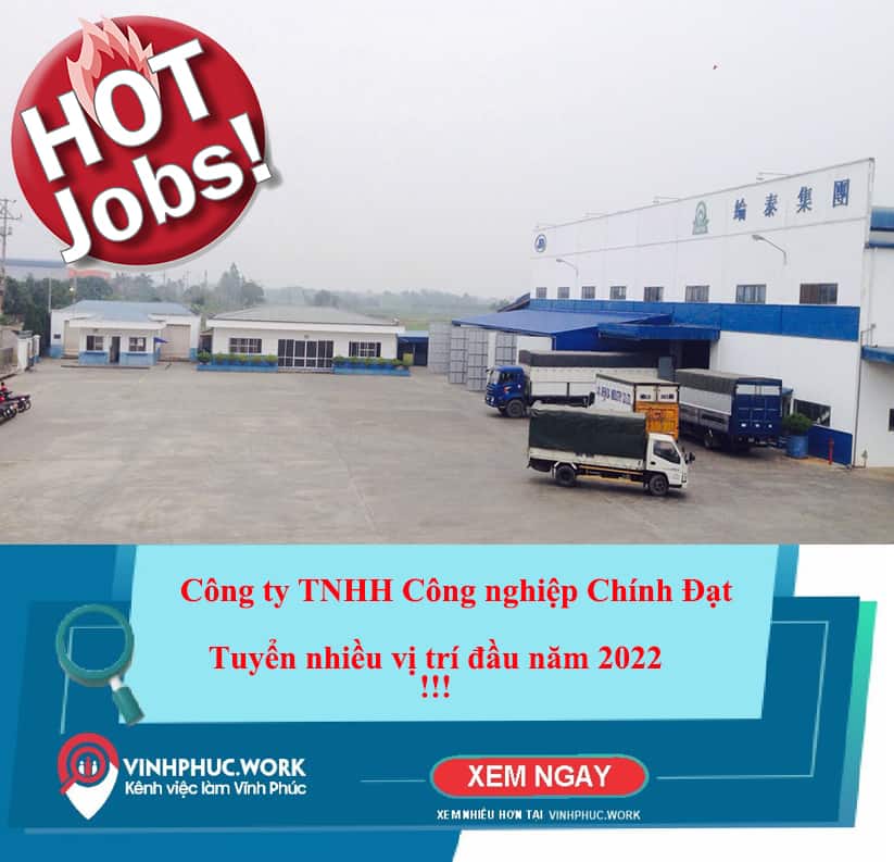 Cong Ty Tnhh Cong Nghiep Chinh Dat Tuyen Cac Vi Tri Tot 8