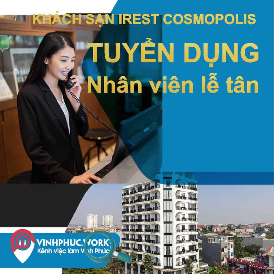 Khach San Irest Cosmopolis Tuyen 02 Nhan Vien Le Tan 9