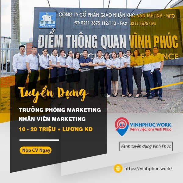 Cong Ty Cp Giao Nhan Kho Van Me Linh Tuyen Dung Truong Phong Marketing Nhan Vien Marketing 7