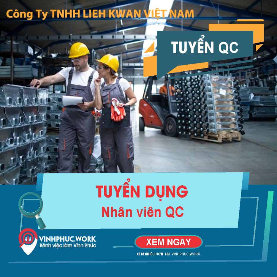 Cong Ty Tnhh Lieh Kwan Viet Nam Tuyen Dung Nhan Vien Qc 9