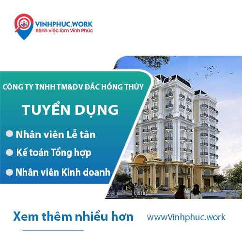 Cong Ty Tnhh Tmdv Dac Hong Thuy Thong Bao Tuyen Dung Nhan Vien Le Tan Ke Toan Noi Bo 2