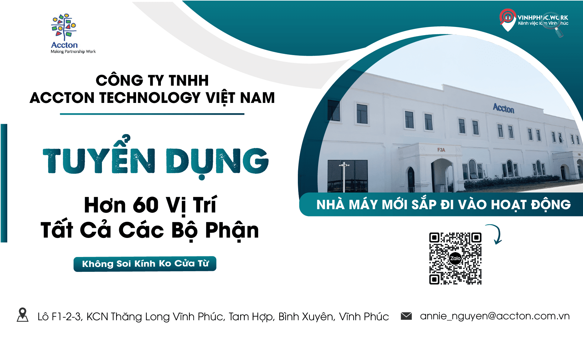 Cong Ty Tnhh Accton Technology Viet Nam Thong Bao Tuyen Dung Nhieu Vi Tri Cho Nha May Moi 5