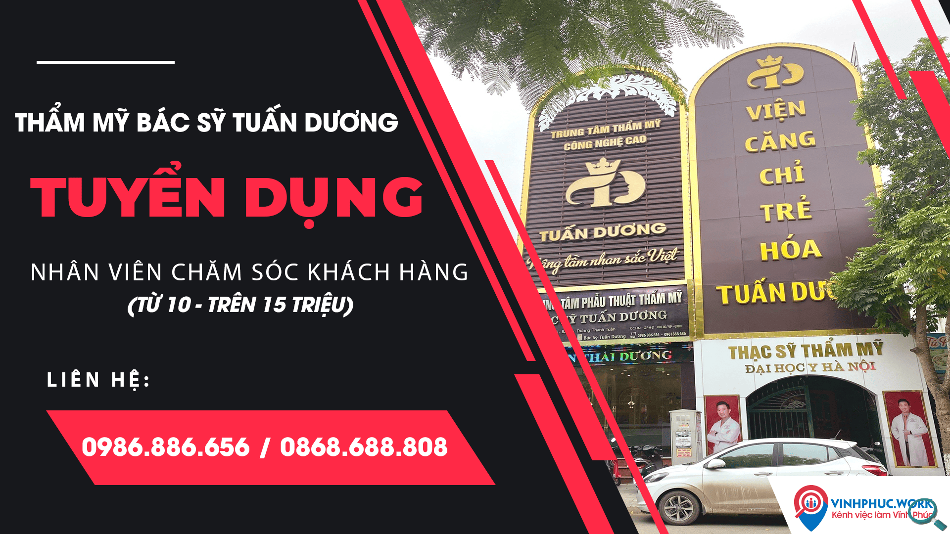 Tham My Bac Sy Tuan Duong Thong Bao Tuyen Dung Nhan Vien Cskh 3