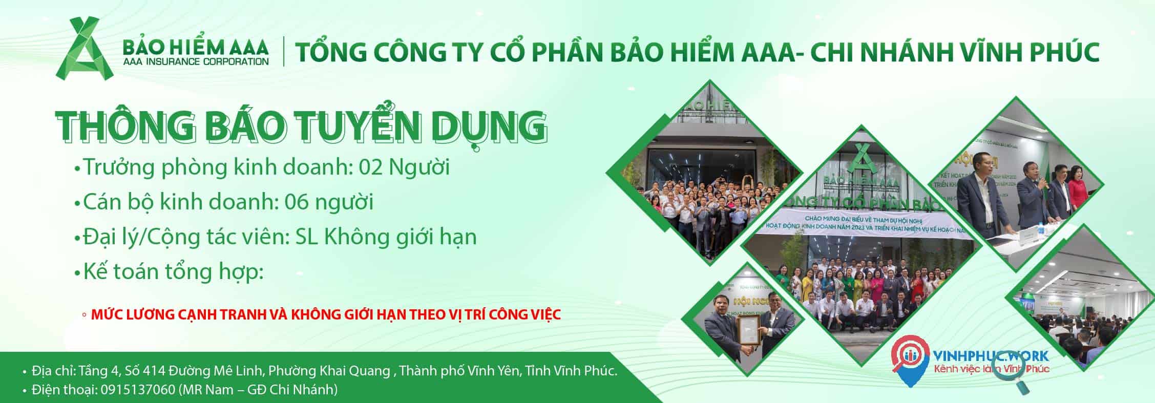 image tong cong ty co phan bao hiem aaa chi nhanh vinh phu vinh phuc thong bao tuyen dung nhieu vi tri dau nam 2025 7 140225 101931