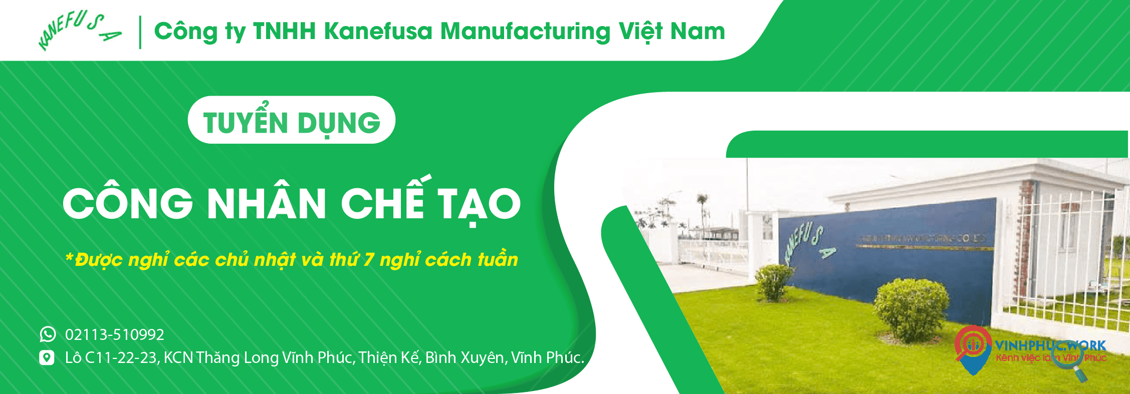 image cong ty tnhh kanefusa manufacturing viet nam thong bao tuyen dung cong nhan che tao 3 280525 081400