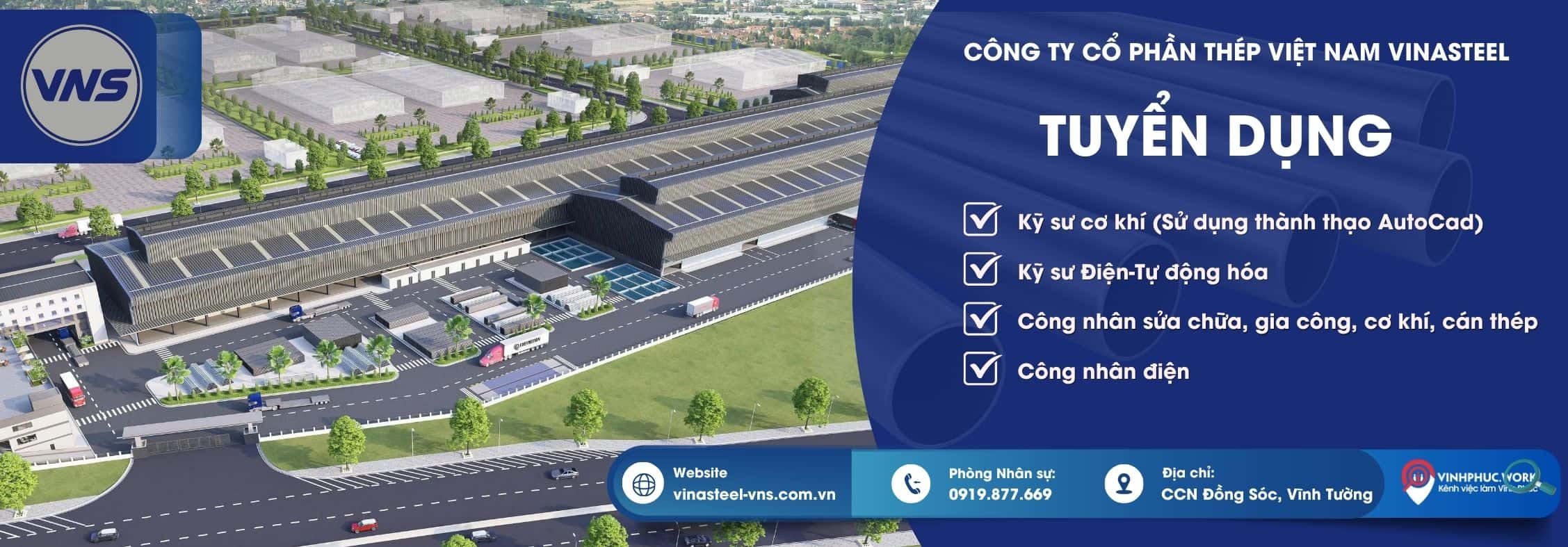 image chuan bi di vao hoat dong cong ty co phan thep viet nam vinasteel thong bao tuyen dung nhieu vi tri 3 150825 072237