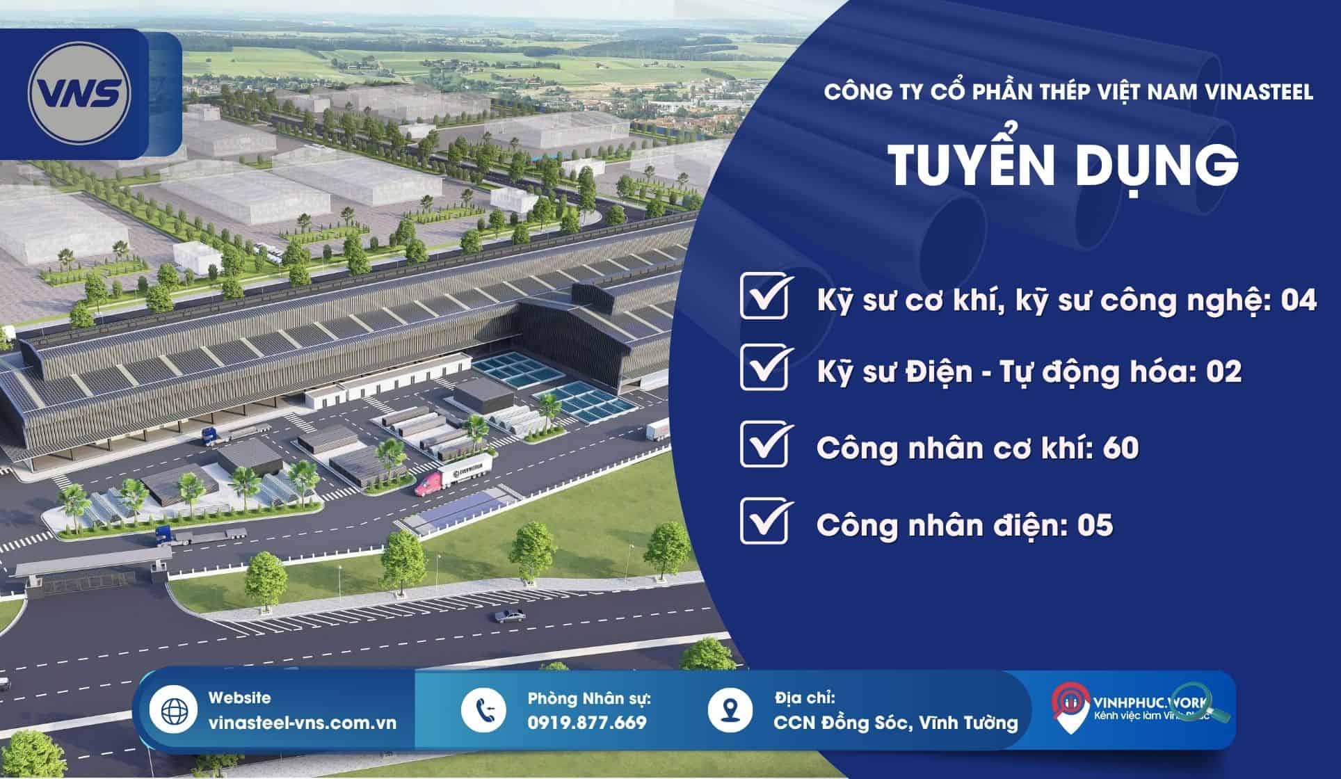 image chuan bi di vao hoat dong cong ty co phan thep viet nam vinasteel thong bao tuyen dung nhieu vi tri 7 071025 090802