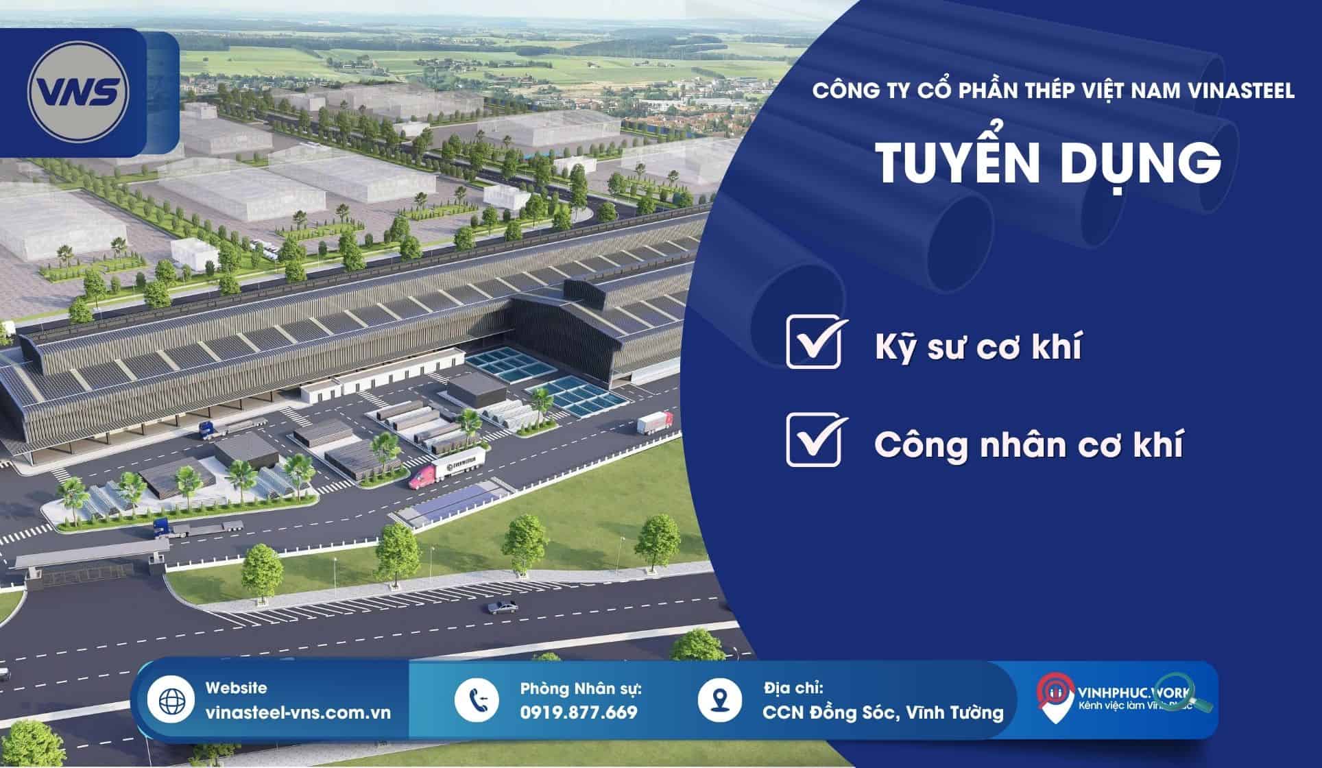 image cong ty co phan thep viet nam vinasteel chuan bi di vao hoat dong tuyen dung ky su co khi cong nhan co khi 2 230925 092935
