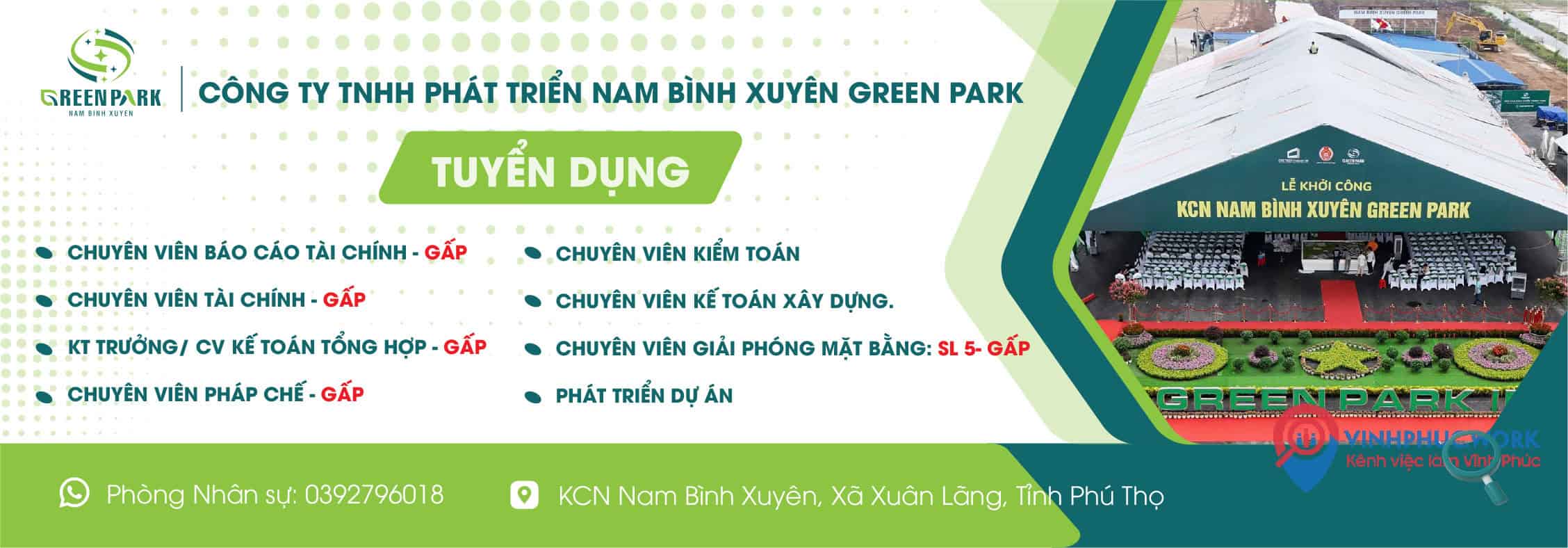 image cong ty tnhh phat trien nam binh xuyen green park tuyen dung nhieu vi tri 5 230925 015649