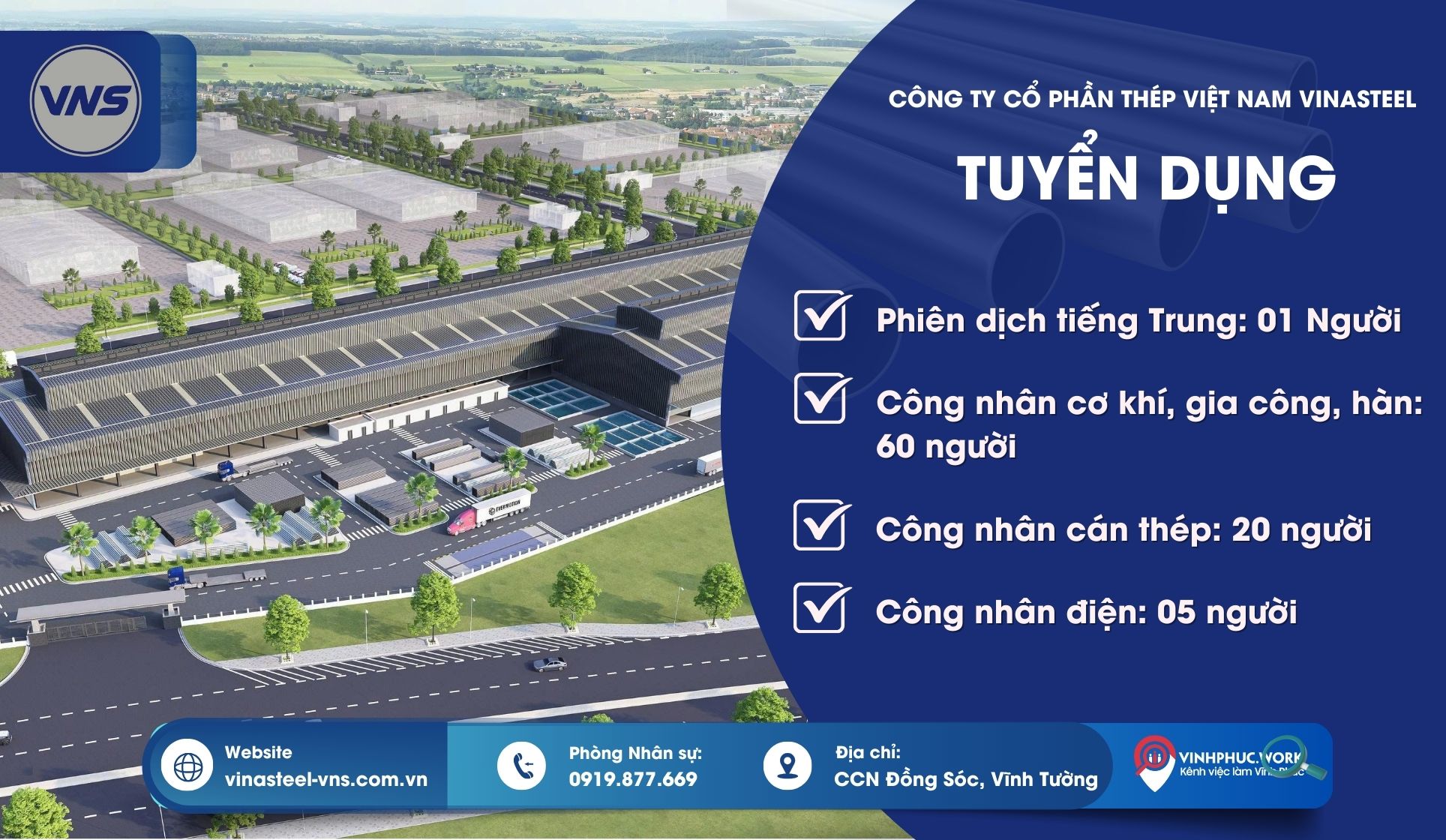 image chuan bi di vao hoat dong san xuat cong ty co phan thep viet nam vinasteel tuyen dung nhieu vi tri 6 221125 013613