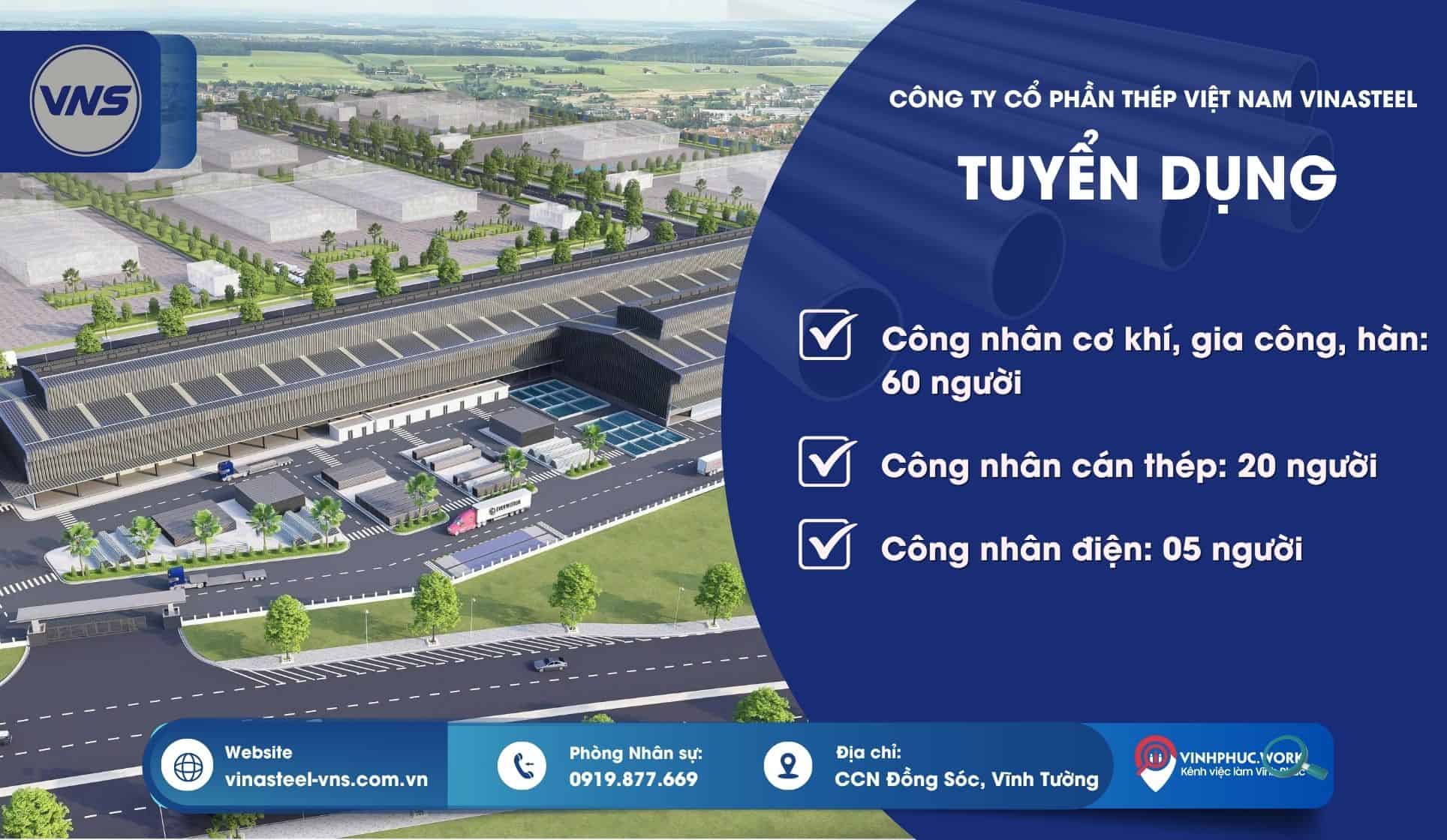 Công ty Cổ phần Thép Việt Nam Vinasteel Tuyển dụng Công nhân cơ khí, gia công, hàn, Công nhân cán thép, Công nhân điện 12 image chuan bi di vao hoat dong san xuat cong ty co phan thep viet nam vinasteel tuyen dung nhieu vi tri 9 221025 033726