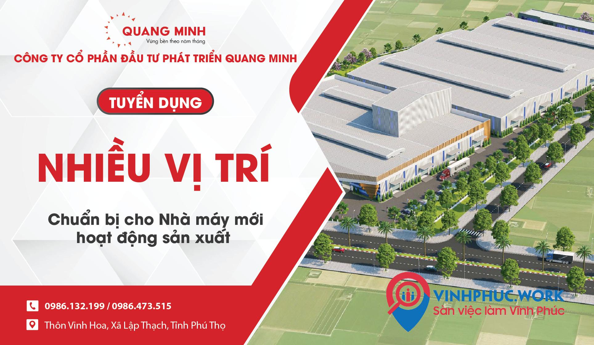 image cong ty co phan dau tu phat trien quang minh thong bao tuyen dung nhieu vi tri moi 4 011225 034213