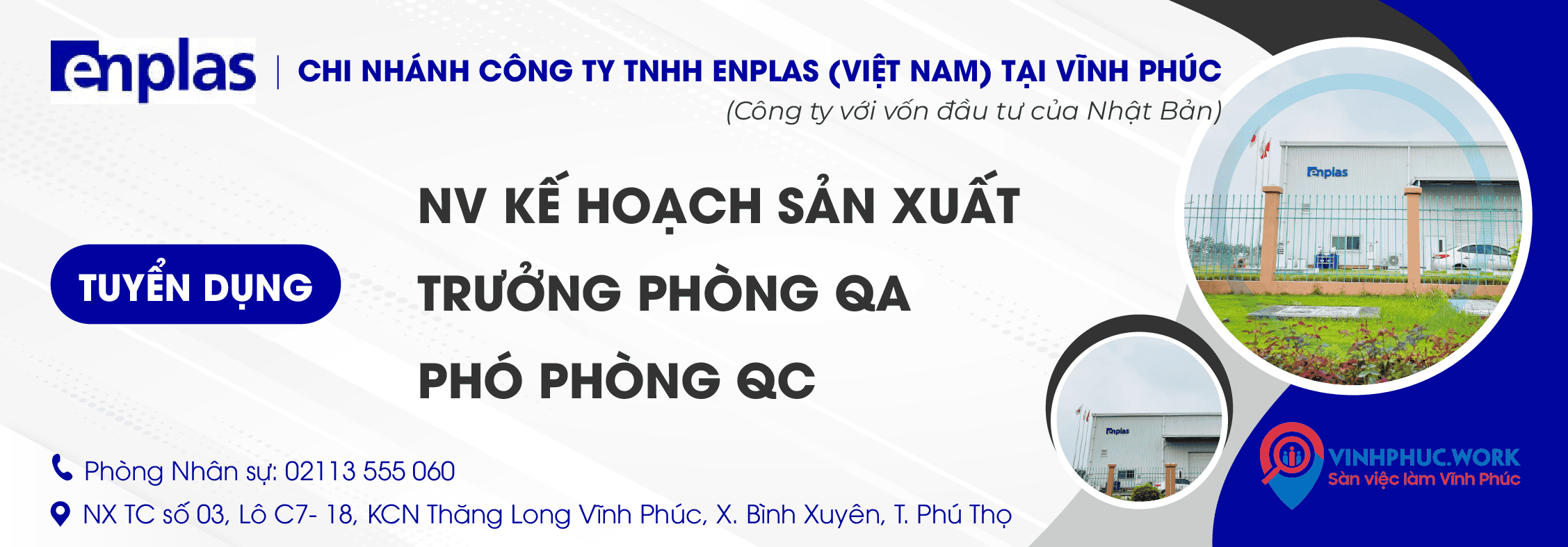 image chi nhanh cong ty tnhh enplas viet nam tai vinh phuc tuyen dung nhieu vi tri dau nam 2026 1 260126 024404
