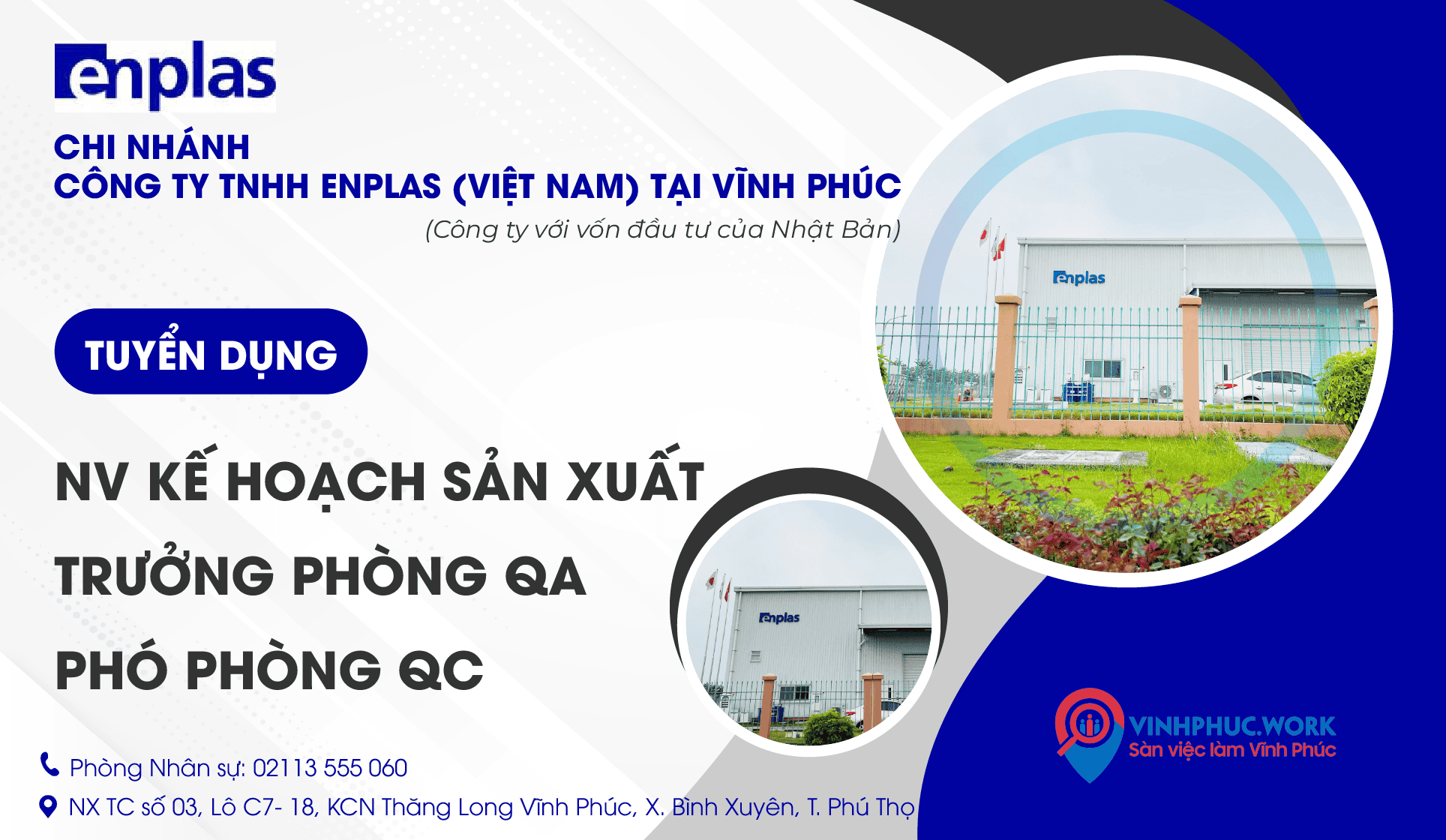 image chi nhanh cong ty tnhh enplas viet nam tai vinh phuc tuyen dung nhieu vi tri dau nam 2026 6 260126 024400