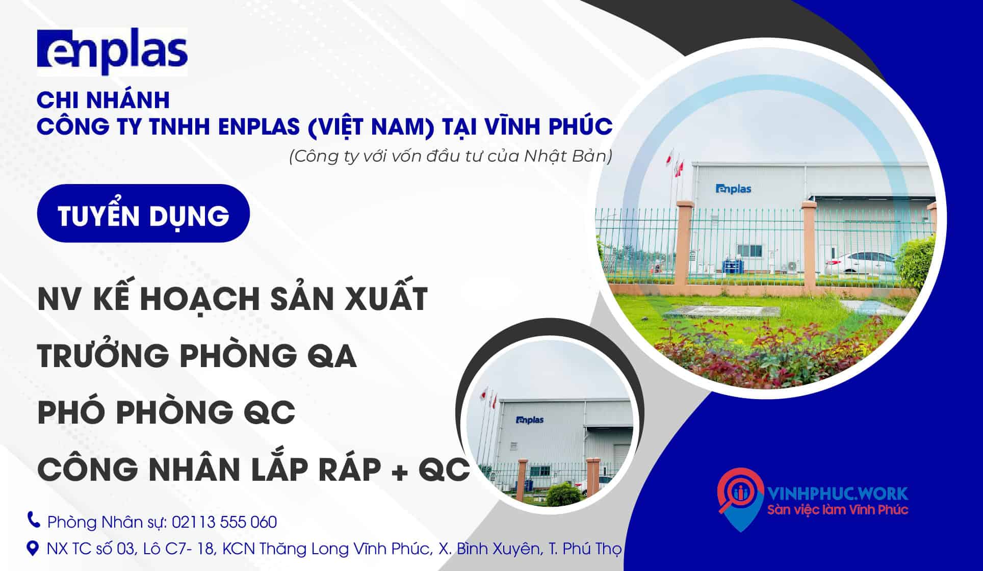 image chi nhanh cong ty tnhh enplas viet nam tai vinh phuc tuyen dung moi dau nam 2026 8 240226 030218