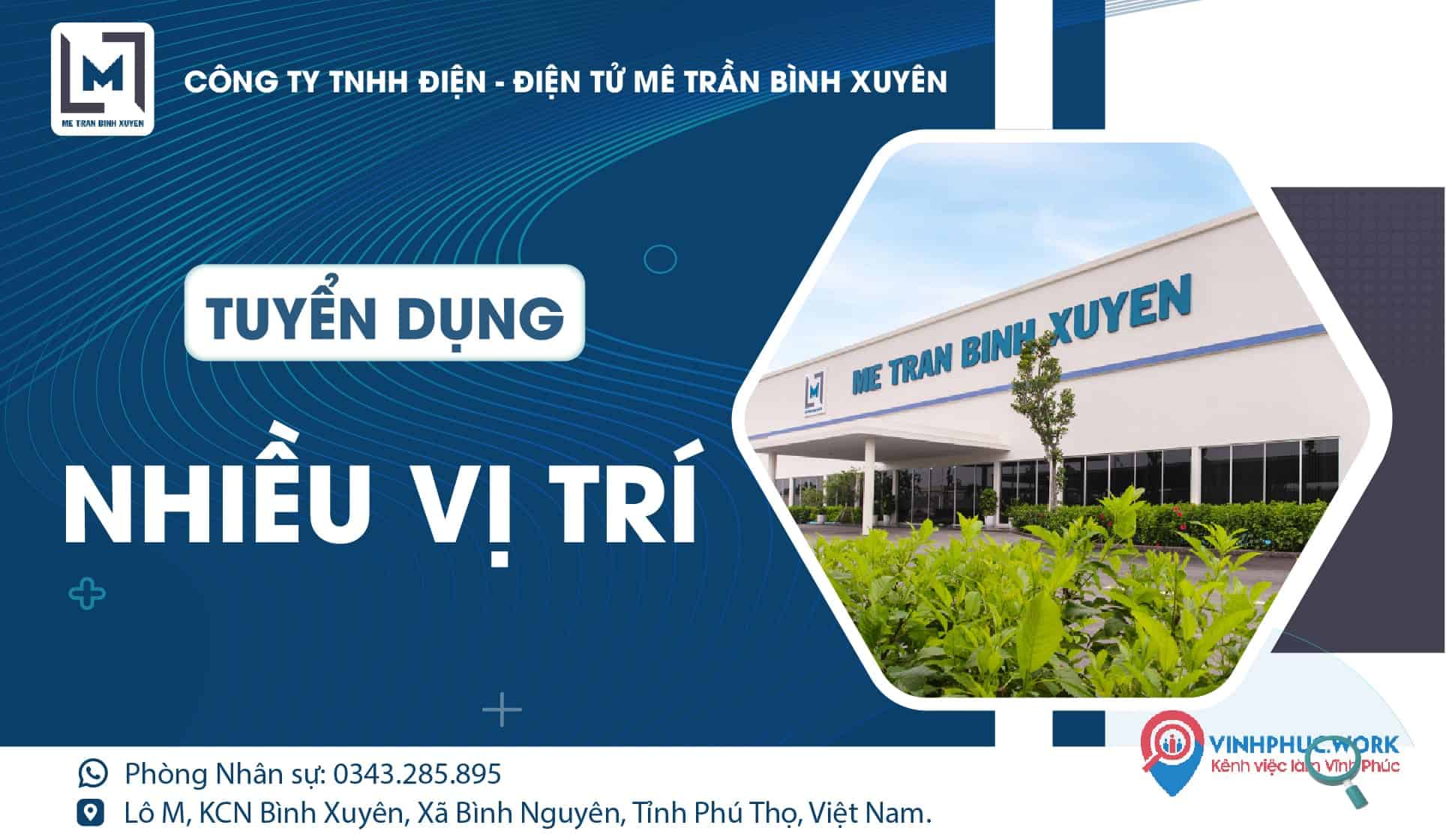 image cong ty tnhh dien dien tu me tran binh xuyen tuyen dung nhieu vi tri dau nam 2026 8 040326 013000