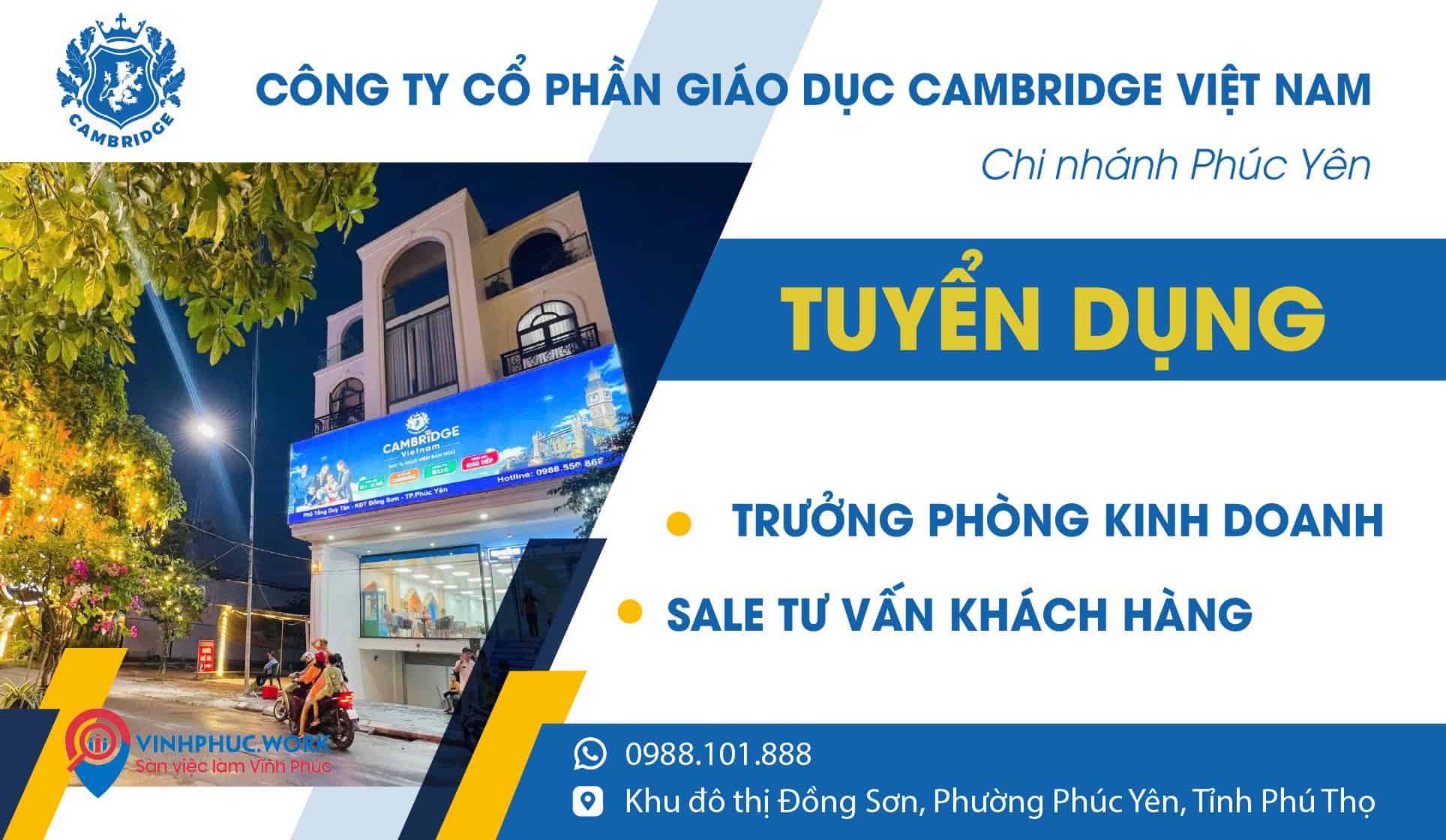 image chi nhanh phuc yen cong ty co phan giao duc cambridge viet nam tuyen dung nhieu vi tri 3 100326 015113