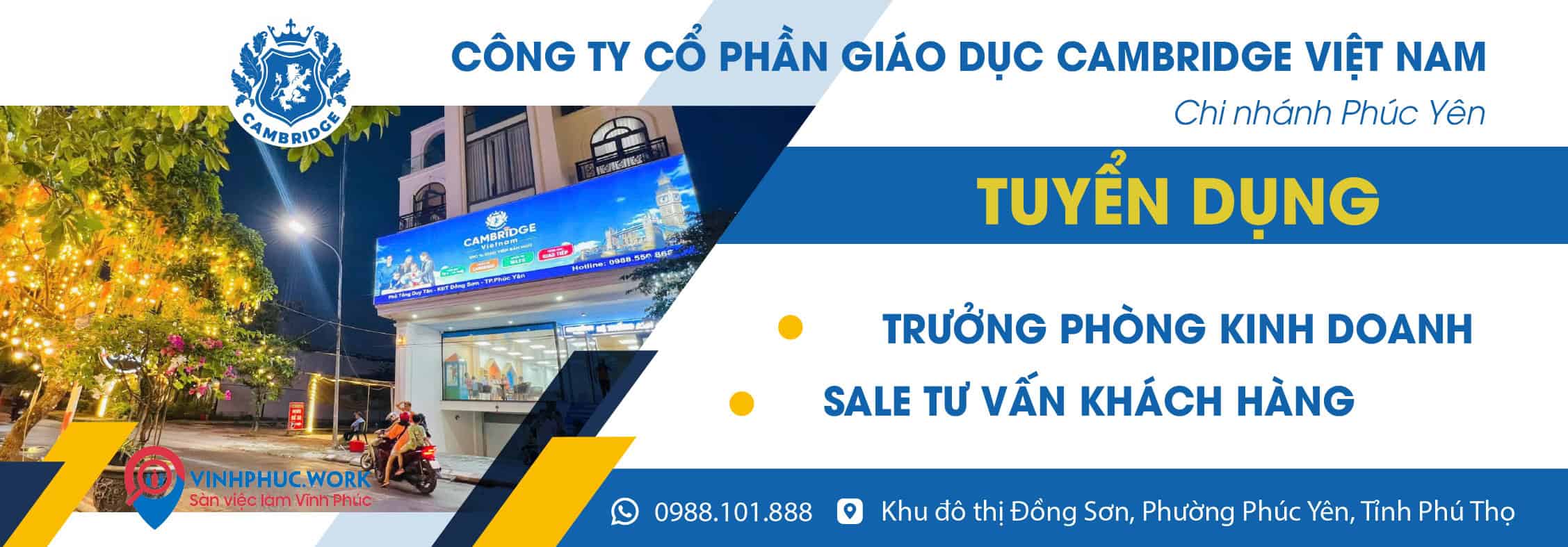 image chi nhanh phuc yen cong ty co phan giao duc cambridge viet nam tuyen dung nhieu vi tri 9 100326 015116