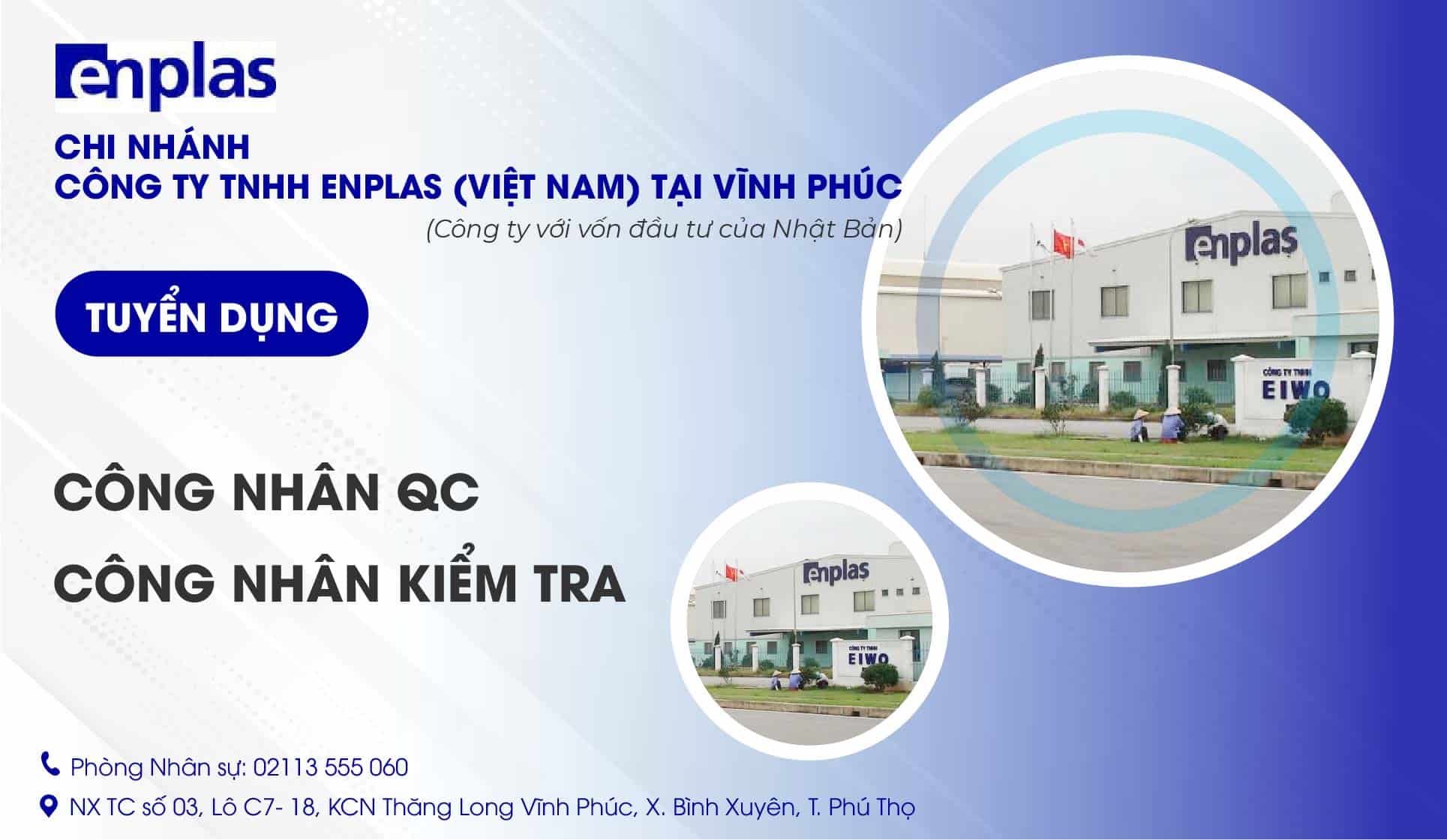 image chi nhanh cong ty tnhh enplas viet nam tai vinh phuc tuyen dung cong nhan qc cong nhan kiem tra 5 020426 035647