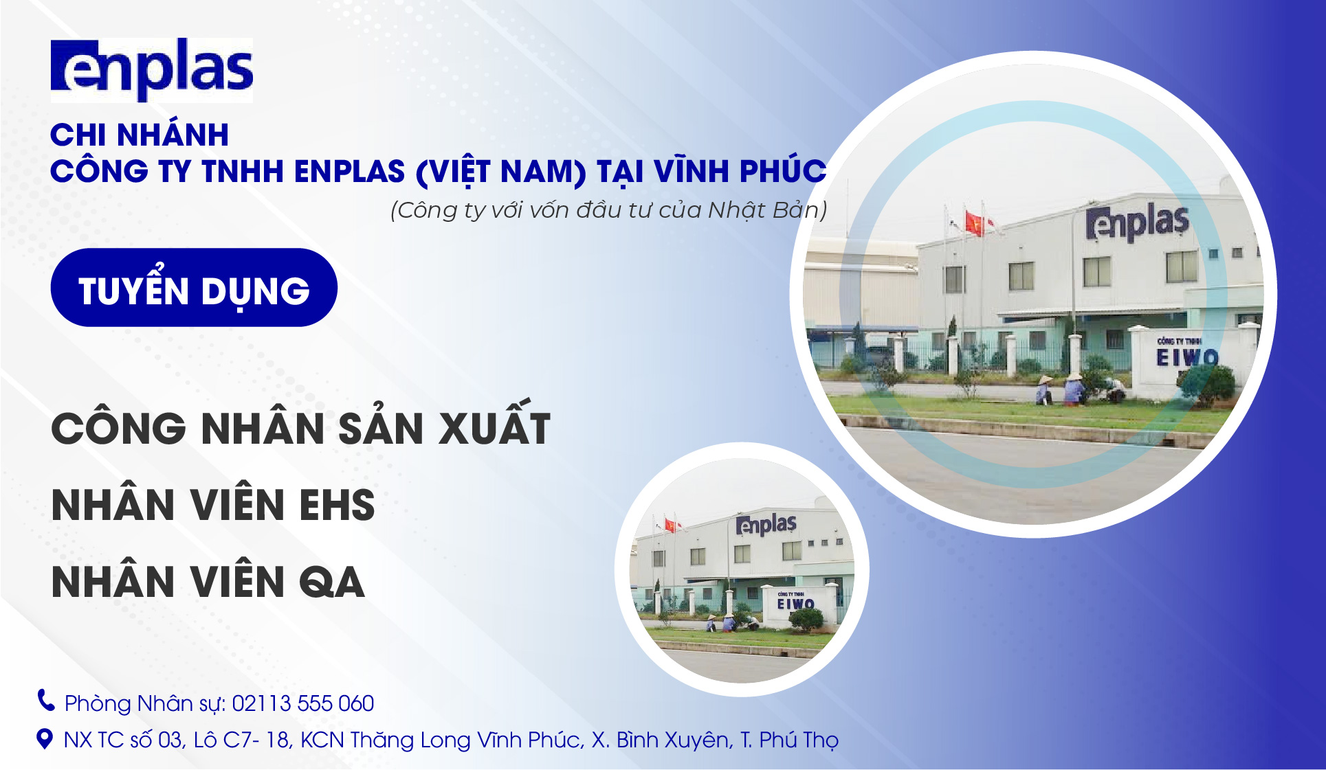 image chi nhanh cong ty tnhh enplas viet nam tai vinh phuc tuyen dung thang 05 2026 1 200526 042848