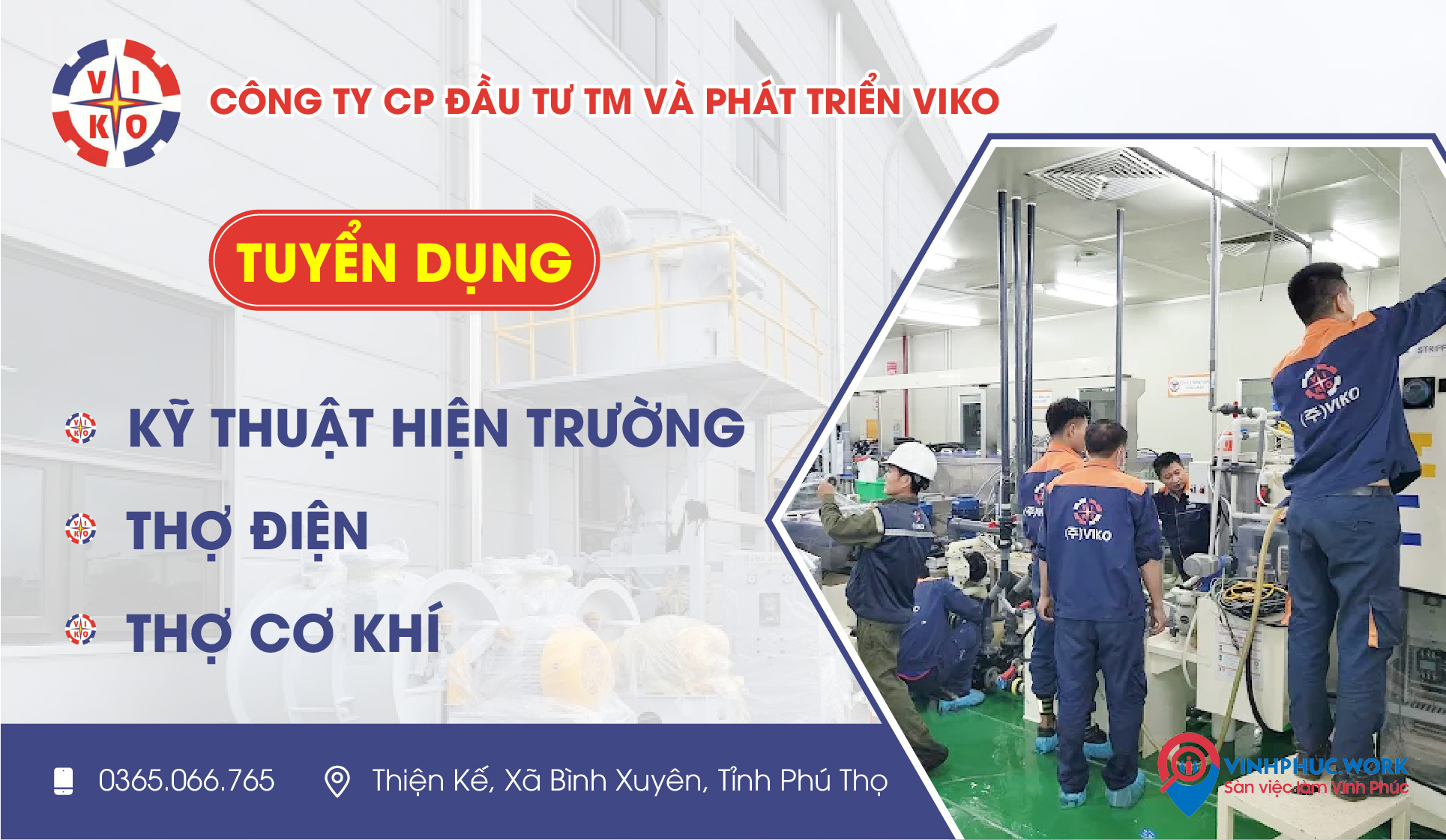 image cong ty co phan dau tu thuong mai va phat trien viko tuyen dung nhieu vi tri 8 200526 014941