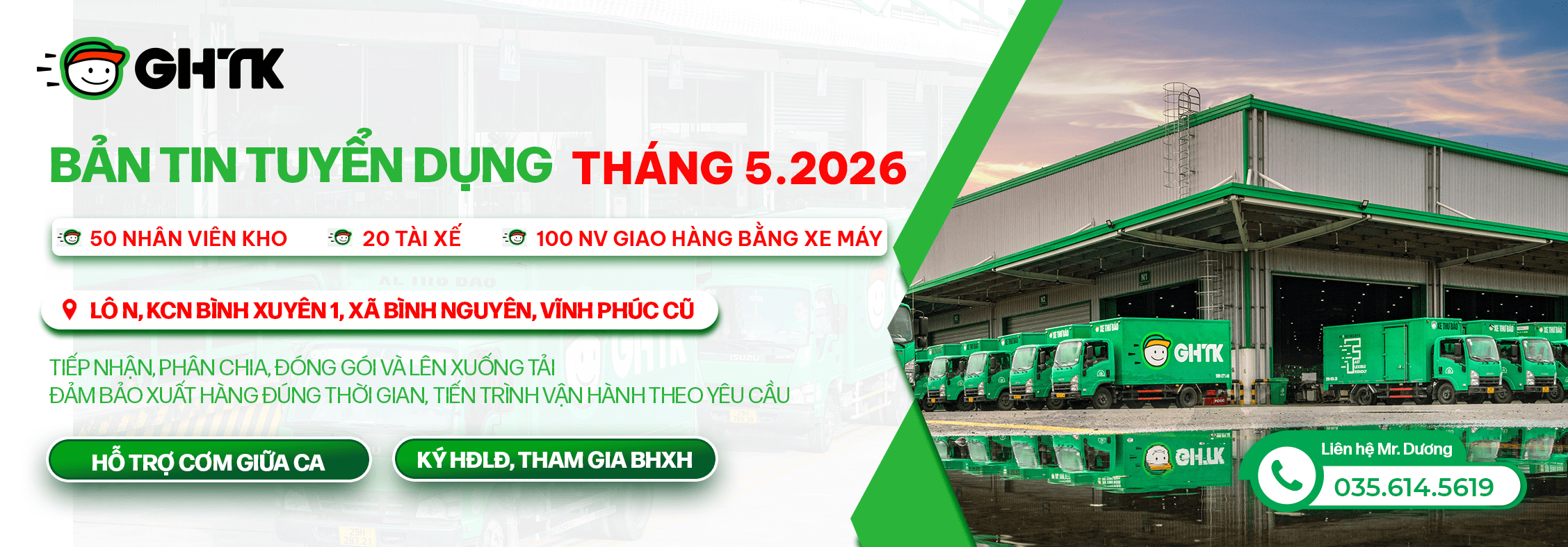 Công Ty Cổ Phần Giao Hàng Tiết Kiệm Thông Báo Tuyển Dụng Nhiều Vị Trí Tháng 05/2026