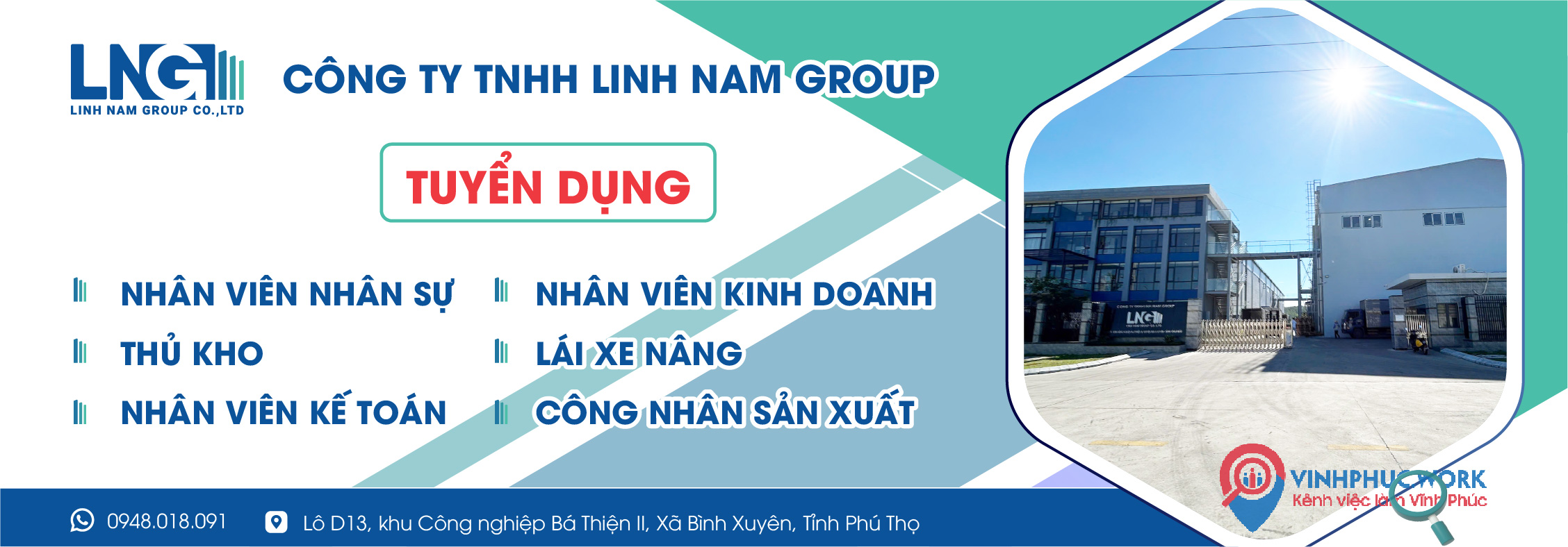 Công ty TNHH Linh Nam Group Thông báo Tuyển dụng Nhiều Vị trí Tháng 06/2026 1 image cong ty tnhh linh nam group thong bao tuyen dung nhieu vi tri 4 250526 095139