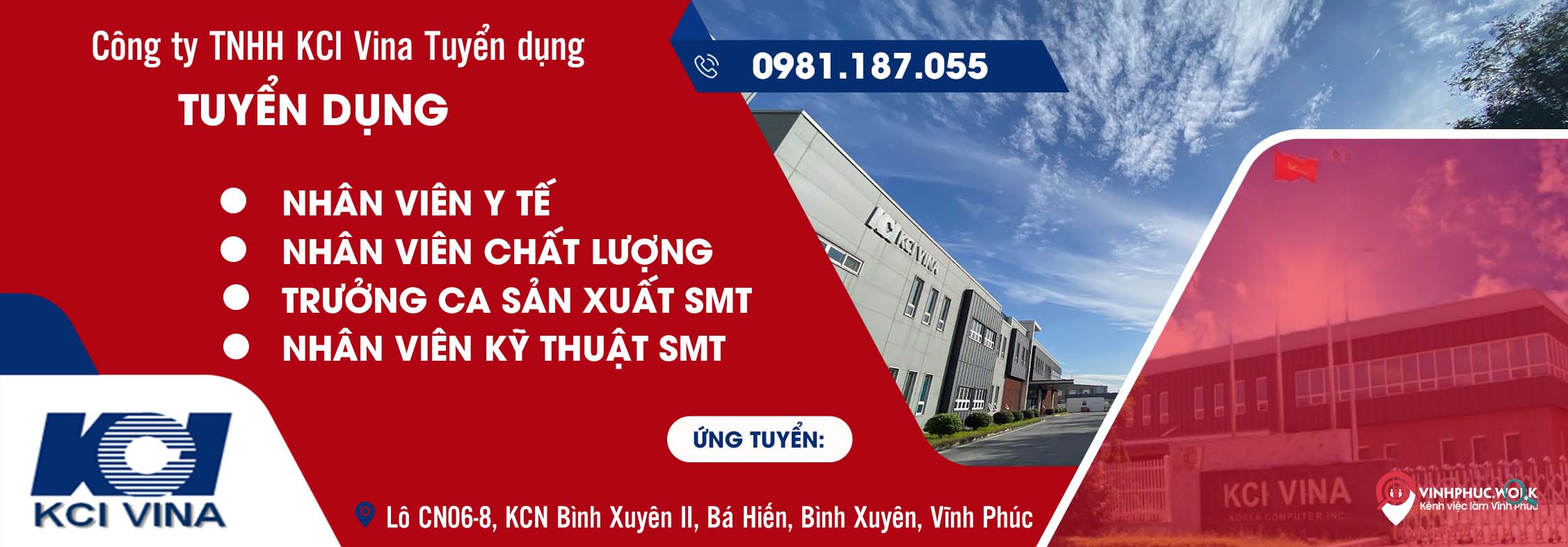 Công ty TNHH KCI Vina Tuyển dụng Nhiều Vị trí Tháng 06/2026 1 image cong ty tnhh kci vina tuyen dung nhieu vi tri thang 06 2026 3 100626 081039