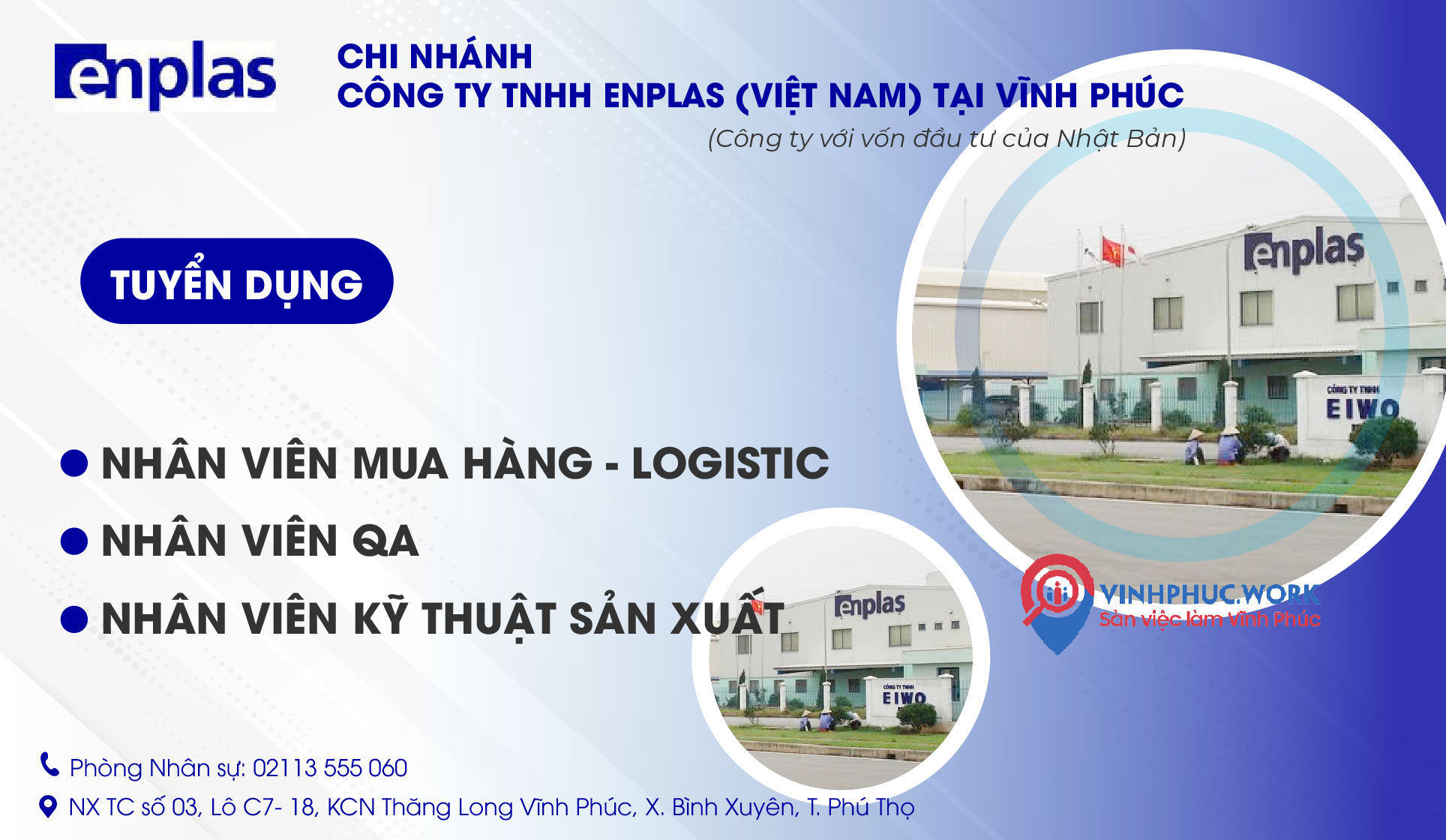 image chi nhanh cong ty tnhh enplas viet nam tai vinh phuc thong bao tuyen dung thang 07 2026 9 090726 033055