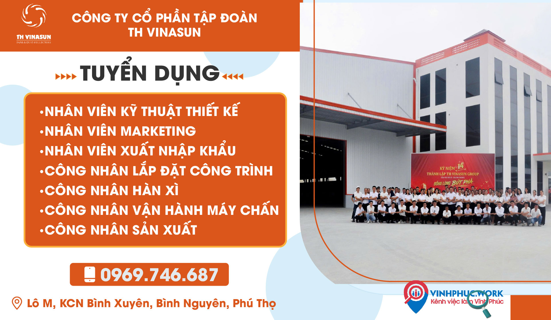 image cong ty co phan tap doan th vinasun thong bao tuyen dung nhieu vi tri 2 140726 082834