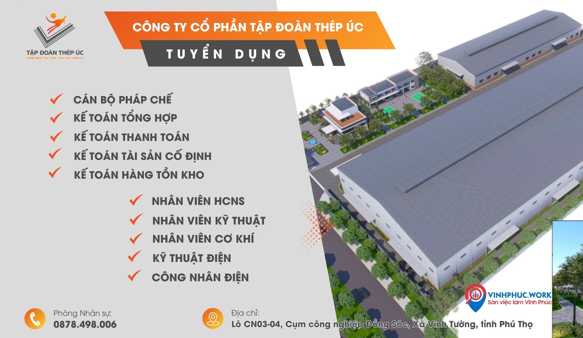 image cong ty co phan tap doan thep viet uc thong bao tuyen dung nhieu vi tri moi 4 060726 022748