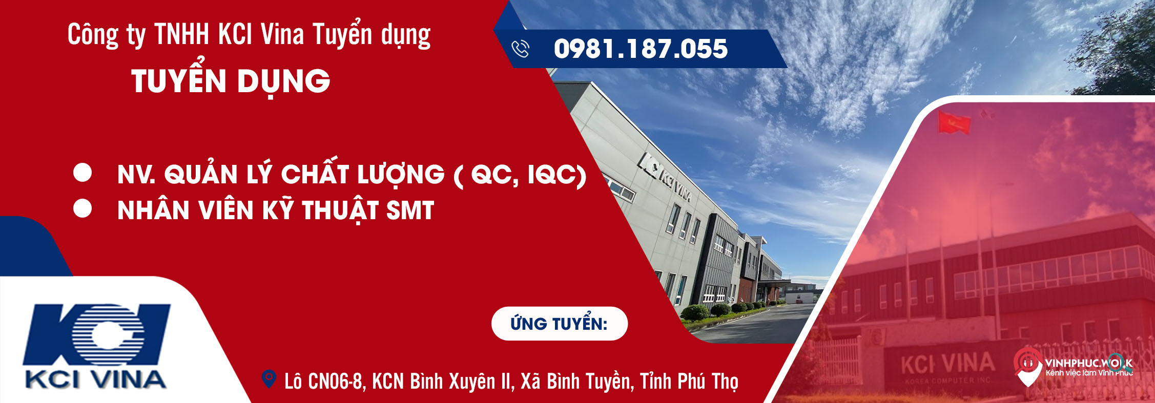 Công ty TNHH KCI Vina Thông báo Tuyển dụng Tháng 07/2026 1 image cong ty tnhh kci vina thong bao tuyen dung thang 07 2026 7 070726 082913