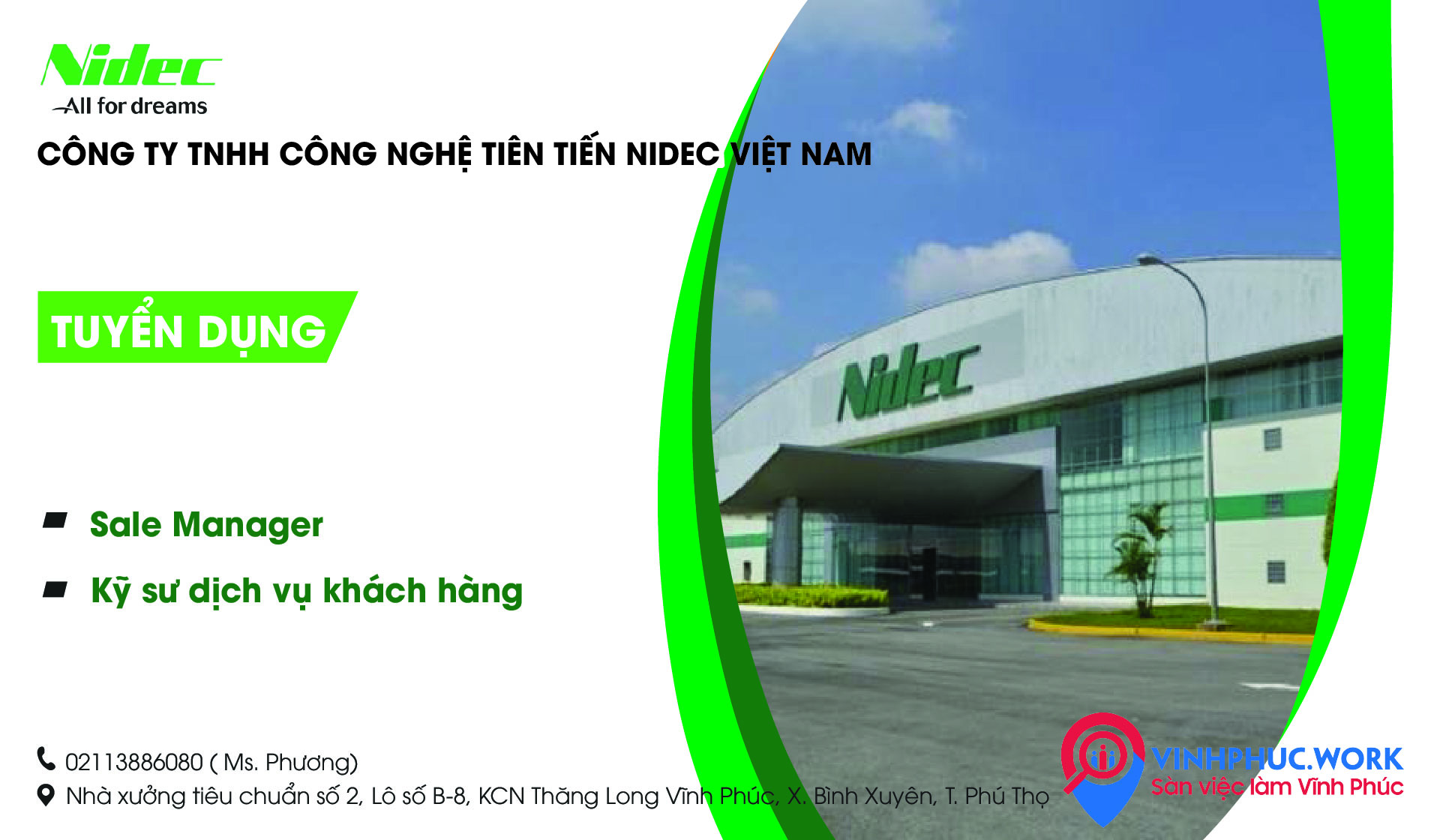 image ky su dich vu khach hang cong ty tnhh cong nghe tien tien nidec viet nam thong bao tuyen dung 2 200726 083411