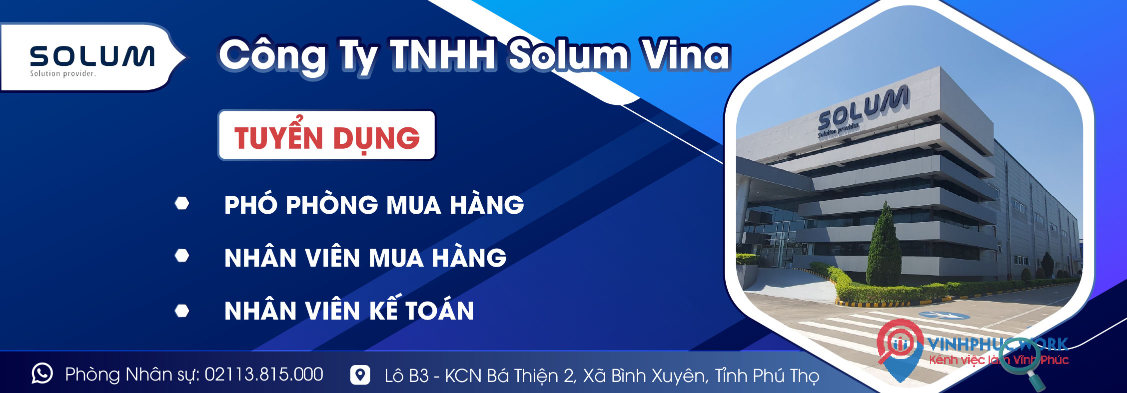 Nhà máy- Công ty TNHH SOLUM VINA Tuyển dụng Các Vị trí Tháng 07/2026 1 image nha may cong ty tnhh solum vina tuyen dung cac vi tri thang 07 2026 3 200726 015509