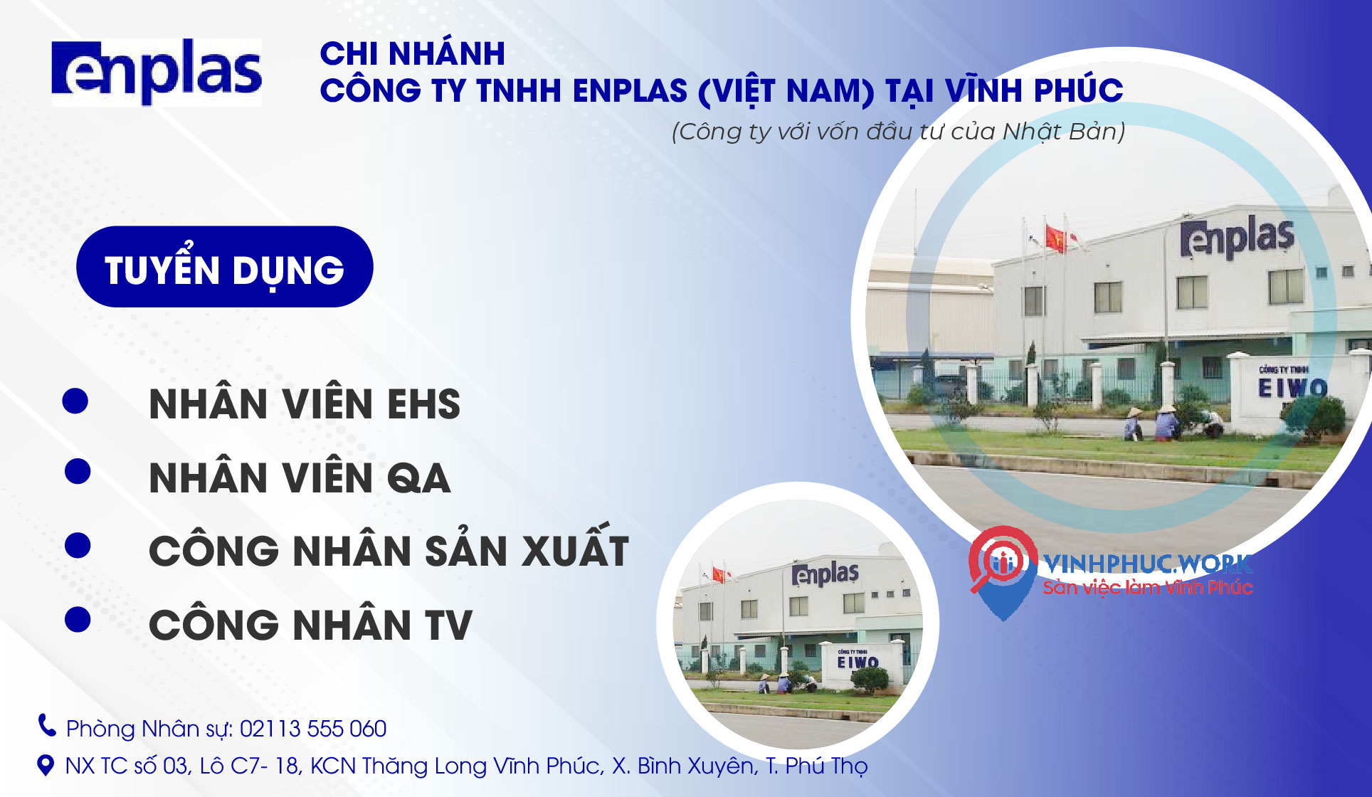image cong nhan san xuat cong nhan thoi vu chi nhanh cong ty tnhh enplas viet nam tai vinh phuc tuyen dung 7 190826 040227