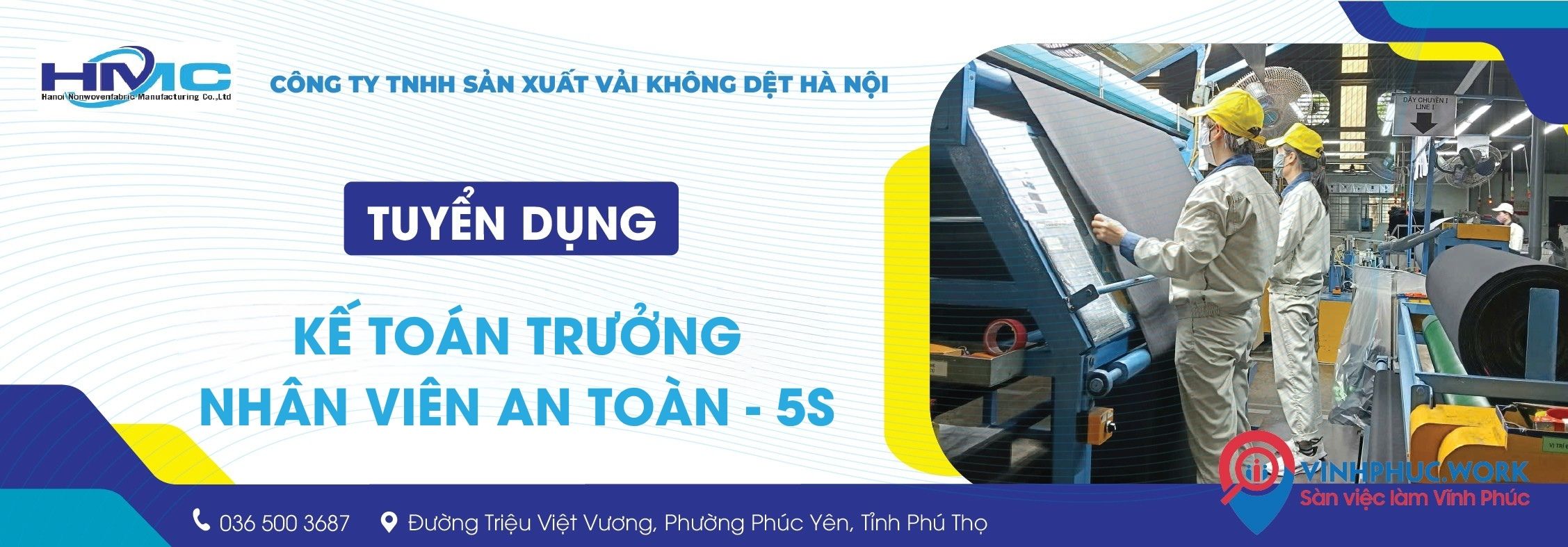 Công ty TNHH sản xuất vải không dệt Hà Nội Tuyển dụng Tháng 09/2026 1 image cong ty tnhh san xuat vai khong det ha noi tuyen dung thang 09 2026 7 150926 033037