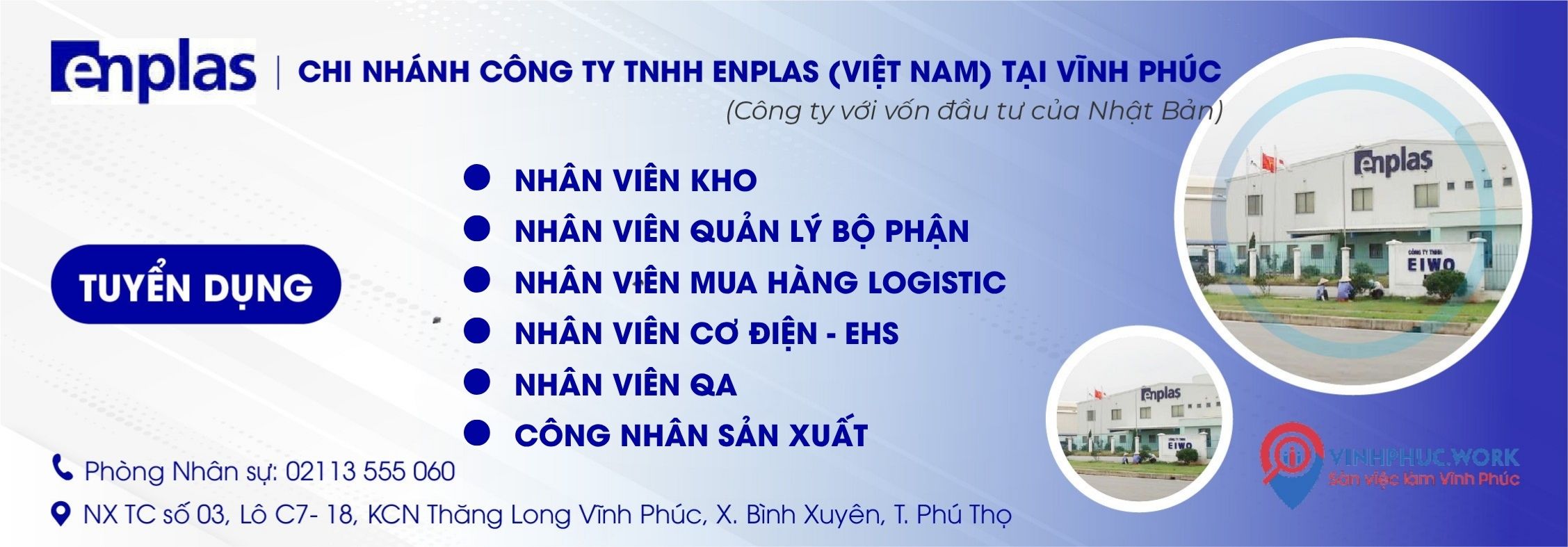 Tháng 09/2026 - Chi nhánh Công ty TNHH ENPLAS (Việt Nam) tại Vĩnh Phúc Tuyển dụng mới 1 image thang 09 2026 chi nhanh cong ty tnhh enplas viet nam tai vinh phuc tuyen dung 4 180926 092738